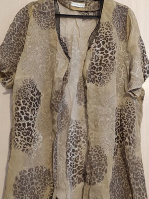 Пролетна риза Ulla Popken като нова, бежова кафява XXL