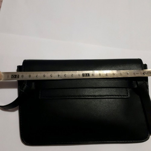 Estee Lauder clutch pouch new, black leather