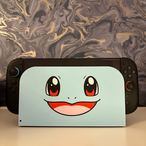Nintendo Switch 2 3D Printed Faceplate Cover with Squirtle Design