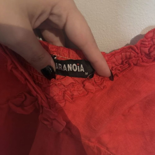 Paranoia red camisole like new, size M