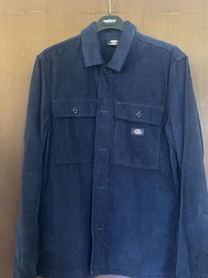 Πουκάμισο Dickies Higginson βελούδινο μπλε μέτριο μέγεθος σαν καινούργιο