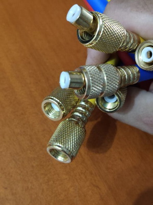 Manometer hoses for R410 and R32 new, 800 max psi, 1.5 m length