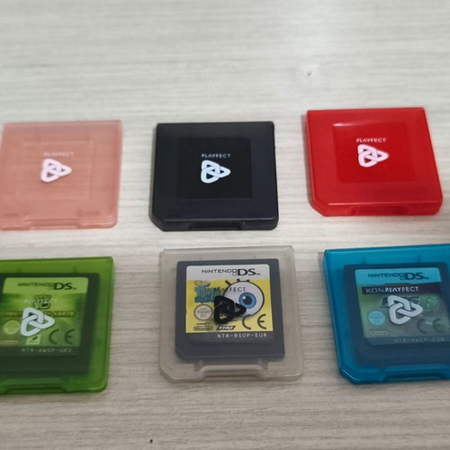 Nintendo DS pack of 3 used games with 6 cases