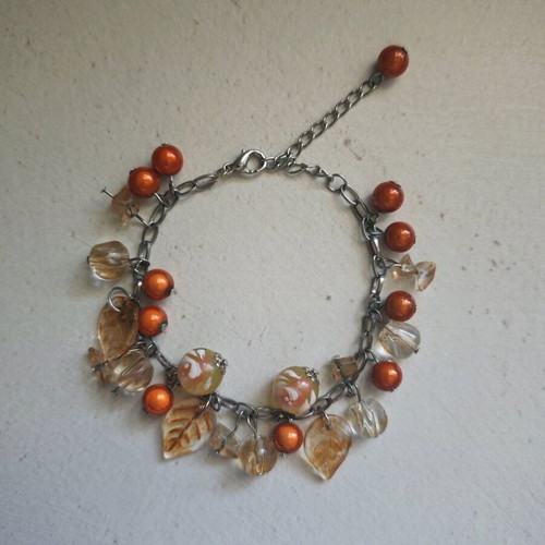 Summer bracelet like new, orange
