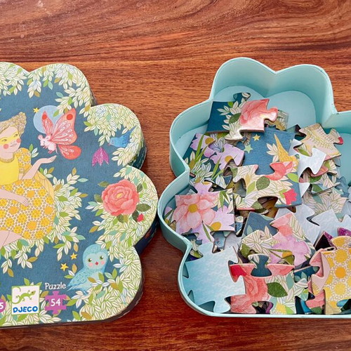 Djeco L'arbre de Flora silhouette puzzle 54 pieces new