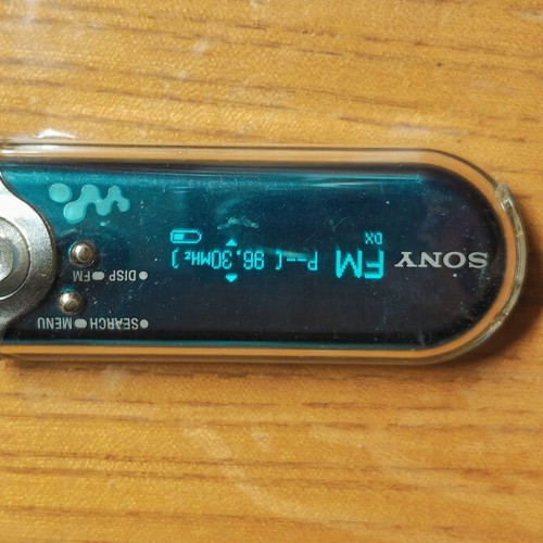 Sony NW-E503 MP3 player, perfume bottle design