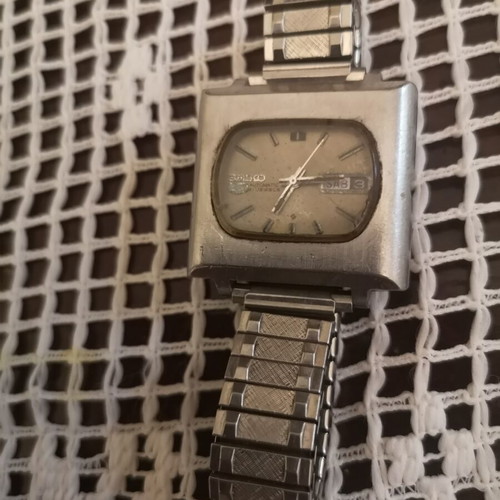 Seiko 5 Automatic 1972 TV Dial men's watch, stainless steel