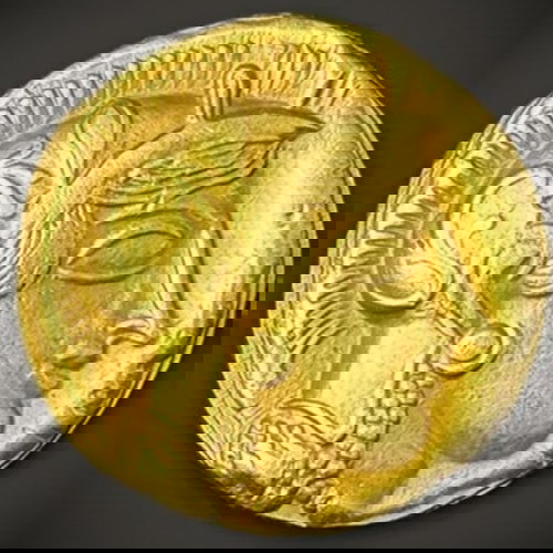 Χρυσό νόμισμα τετραδραχμο Kεφαλή Aθηνάς Κουκουβάγια 24Κ 5macro επίχρυσο Αντίγραφο ποιότητας μουσείου