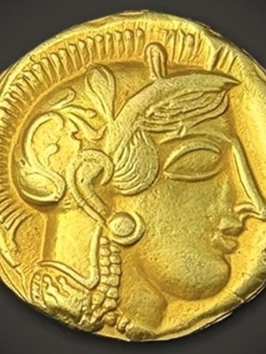 Gold Tetradrachm Coin 24K New, Museum Quality Replica