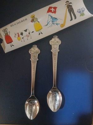 Rolex Bucherer Lucerne collectible spoons new, set of 2