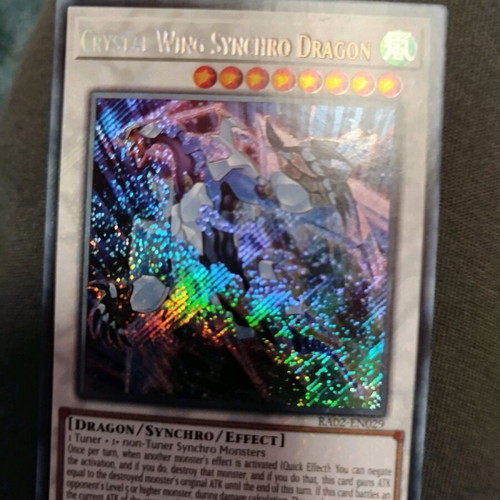 Crystal Wing Synchro Dragon Ultra Rare new