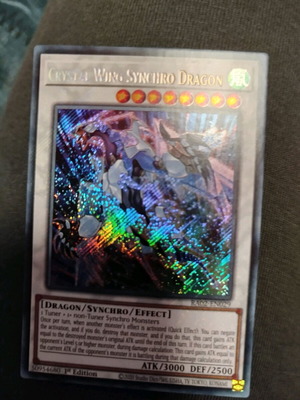 Crystal Wing Synchro Dragon Ultra Rare καινούργιο
