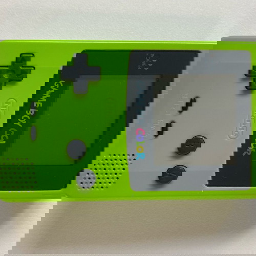 Nintendo Game Boy Color Lime Green като нов с оригинални Pokemon Gold и Mario & Yoshi