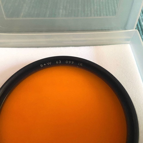 B+W Orange 099 IR 62mm Filter like new, infrared photography