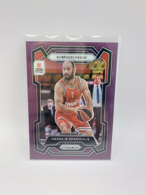 2023-24 Euroleague Prizm Βασίλης Σπανούλης purple /99 σαν καινούργιο