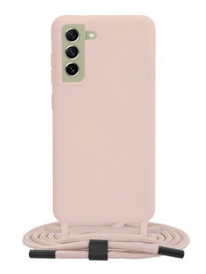 Techsuit - Crossbody Lanyard - Samsung Galaxy S21 FE 5G - Pink