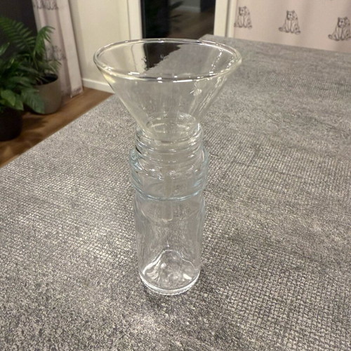 Miniature glass funnel like new