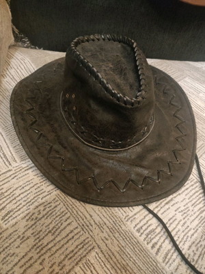 Καπέλο τύπου cowboy indiana Jones σαν καινούργιο, μέγεθος L, μαύρο
