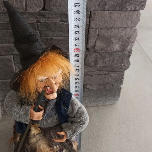 Witch doll with sound and glowing red eyes new