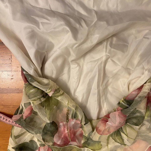 Vintage floral summer dress, airy, like new, size large