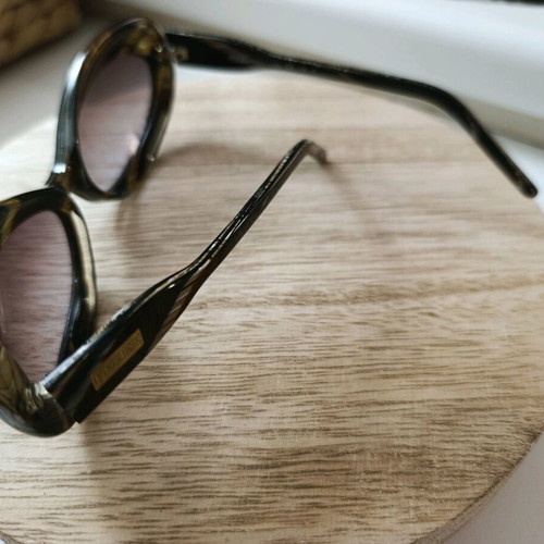 Vintage Gianfranco Ferré GF53102 women's sunglasses like new, black-gray-brown