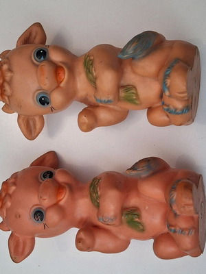 Large rubber calves 70s like new