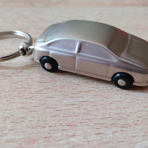 Metal Car Keychain with LED Light new