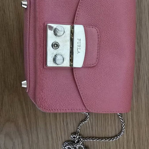 Mini bag Furla crossbody used, pink orange
