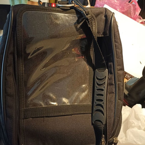Givi motorcycle tail bag new with straps and waterproof pocket