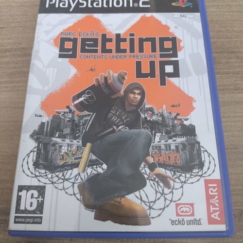 Getting Up Contents Under Pressure PS2 game like new, English version