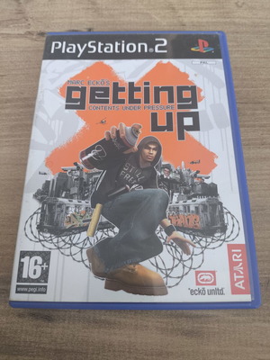 Getting Up Contents Under Pressure PS2 game like new, English version
