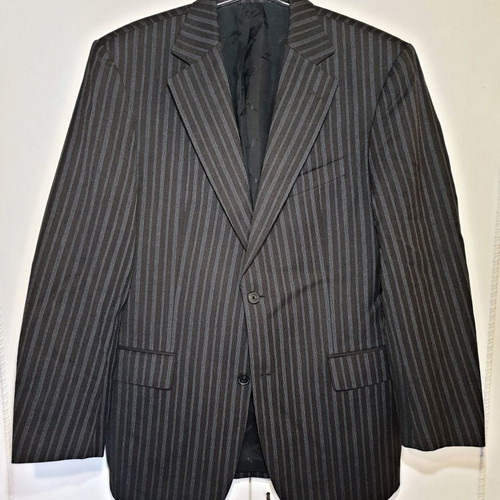 Joop! men's black striped jacket size L like new
