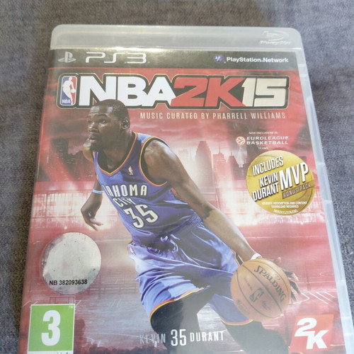 NBA 2K15 PS3 game used, action shooting