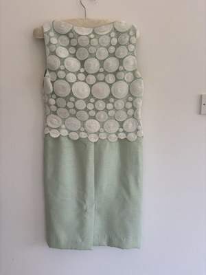 Special Occasion Dress, mint green and white, size 8-10