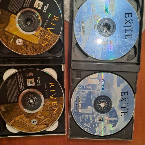 Exile Myst 3+ Riven collector's edition like new pack for PC