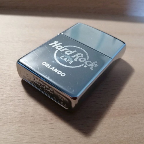 Zippo lighter used from Hard Rock Cafe Orlando collection