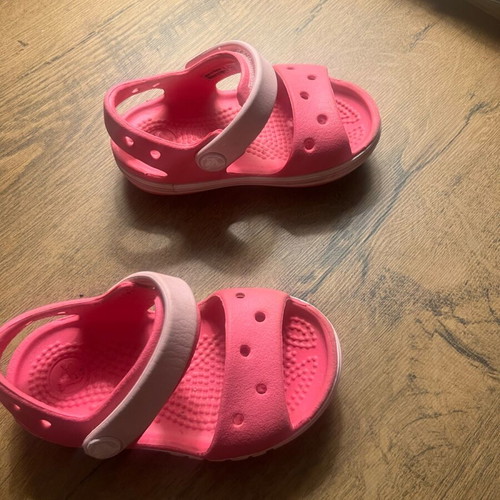 Πέδιλα Crocs παιδικά ροζ φούξια Νο 5 σαν καινούργια