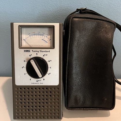 Korg WT-10A needle tuner used for guitar, battery operated