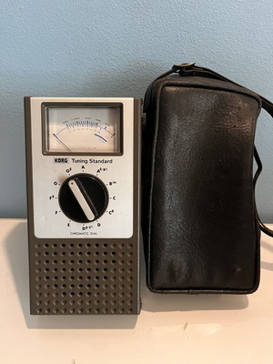 Korg WT-10A needle tuner used for guitar, battery operated