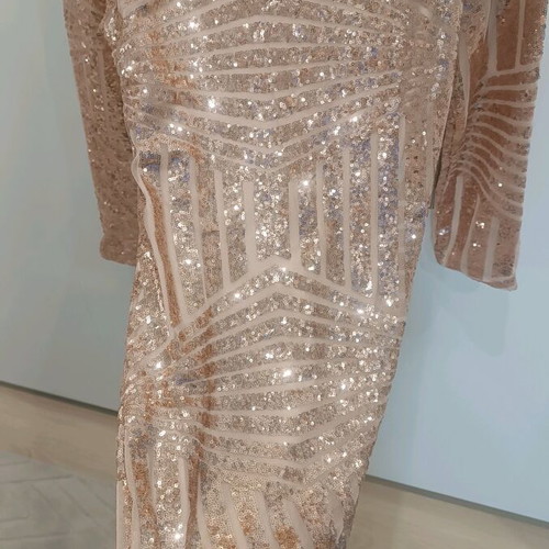 Mini dress gold like new, size M
