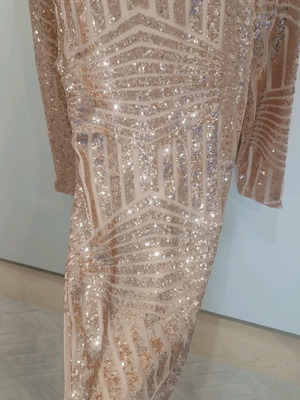 Mini dress gold like new, size M