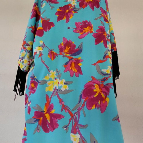 Kimono like new, colorful, size M