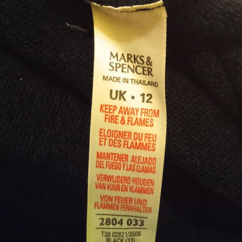 Marks & Spencer Medium black sweater like new
