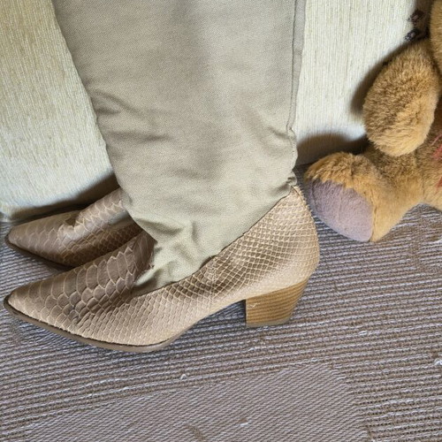 Cowboy boots used beige size 38, spring style