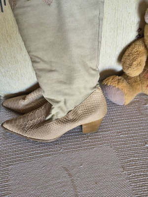 Cowboy boots used beige size 38, spring style