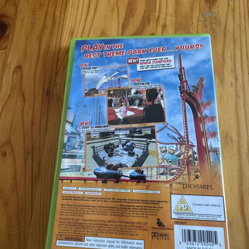 Thrillville Xbox 360 game like new, simulation