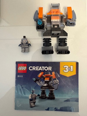 Lego Creator 3 In 1 Cyber Drone for 6+ years like new