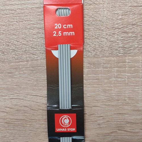 LANA knitting needles No 2.5mm, 3.5mm, 4mm new, set of 15 pieces