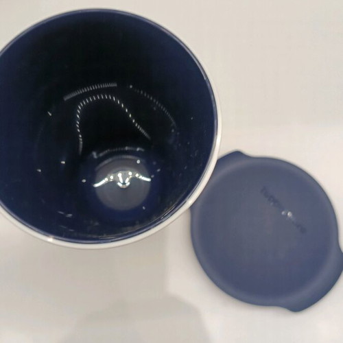 Tupperware cup new Allegra series 150ml white blue