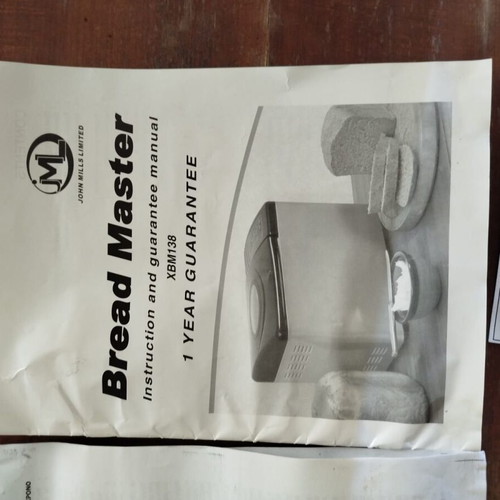 Αρτοπαρασκευαστής John Mills Bread Master XBM 138 καινούργιος
